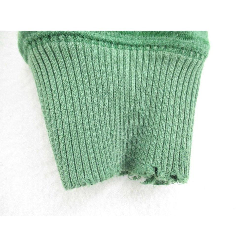 Aeropostale Sweater Hoodie Women's Medium Green Full Zip Long Sleeve - Picture 2 of 8